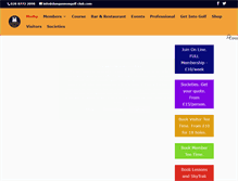 Tablet Screenshot of dungannongolfclub.com
